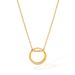 Women's Jewelry Necklace Female Stainless Steel Simple Niche Design Diamond Geometric Circle Titanium Steel Clavicle Chain_ipsvogv.com