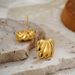 Women’s Jewelry Set Fashion Gold Fashion Trend Holiday Retro Scallop Earrings Geometric Striped Earrings_ipsvogv.com