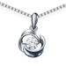 Clover With Arrows And Eight Hearts Standing Zircon Pendant Jewelry Solid Silver Korean Versatile Necklace_ipsvogv.com