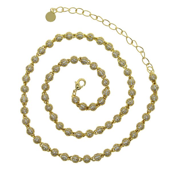 Hip Hop New Round Necklace Men's Fashion Trend Brand Hip Hop Accessories_ipsvogv.com