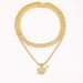 One arrow piercing full diamond heart zinc alloy pendant with a high-end feel, Cuban chain, men's and women's hip-hop_ipsvogv.com