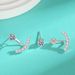 New Moissanite Smile Four Claw Earrings For Women S925 Sterling Silver Simple Temperament Earrings A Dual Purpose Earrings_ipsvogv.com