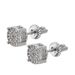 Women's Jewelry Hip Hop Earrings Round Full Zirconium Personality Earrings Four Claw Three Dimensional Trendy Male And Female Couple Earrings_ipsvogv.com