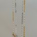 Gold Plated Titanium Steel Retro Pearl Embossed Waist Chain Body Chain_ipsvogv.com