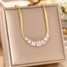 Titanium Steel Necklace, Versatile For Women, High-end Temperament, Emerald Snake Bone Chain, Non Fading Jewelry_ipsvogv.com