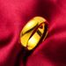 Fashion Twill Smooth Couple Vietnamese Sand Gold Plated Open Ring_ipsvogv.com