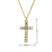 Hot Selling Pearl Zircon Cross Necklace Female Niche Light Luxury Personality Colored Gem Jewelry_ipsvogv.com