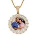 Pendants & Charms Hip Hop Photo Frame Pendant DIY Private Couple Photo Memorial Round Large Zircon Solid Hip Hop Necklace_ipsvogv.com