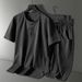 men's clothing Summer Suit Tang Suit Middle-aged and Elderly Summer Suit Men's Chinese Style Cotton and Linen Short Sleeve Shorts Hanfu Retro Suit_ipsvogv.com