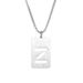 hot selling letter hollow stainless steel necklace men's trendy original niche design street hip hop sweater chain accessories_ipsvogv.com