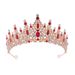 Bridal Crown Alloy Hair Accessories Wedding Dress Rhinestone Headband Electroplating Birthday Crown Dinner Wedding Headdress_ipsvogv.com