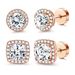 Women’s Jewelry Set Fashion Hot Sale Real Gold Brass Electroplating Inlaid With Zircon Starry Sky Luxury Ladies High End Earrings Set_ipsvogv.com