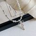 French Bowknot Ribbon Necklace Niche Design Ballet Style Sweet Clavicle Chain Light Luxury High-end Feel_ipsvogv.com