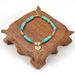 Love Bow Crystal Turquoise Natural Stone Bracelet Bracelet Adjustable_ipsvogv.com