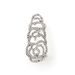 Jewelry Full Of Diamond Hollow Rose Elastic Adjustable Joint Ring_ipsvogv.com