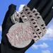 Trendy Money And Family Letter Pendant Full Diamond Cuban Necklace Men Hip Hop Jewelry_ipsvogv.com