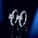 Silver Moissanite Ring For Women Elegant Shining Star Diamond Ring, Hollow Finger Ring_ipsvogv.com