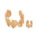 Fashionable OL Women's Bracelet Ring Set, Personalized Metal Leaf Bracelet, Versatile, High End, Handmade for Women_ipsvogv.com