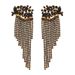 Fashionable small fresh tassel pendant sweet girl street shooting temperament versatile rhinestone jewelry earrings_ipsvogv.com