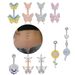 Women's Jewelry Zircon Belly Button Nail Oil Drop Belly Button Ring Piercing Jewelry_ipsvogv.com