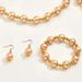 Small and luxurious American pearl necklace, minimalist temperament earring set, versatile women's beaded bracelet_ipsvogv.com