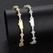 Hip Hop Style Zircon Couple Personality High-end Niche Jewelry Trend Single Row Chain Bracelet For Men_ipsvogv.com