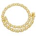 Men's creative new product full diamond 8-shaped Cuba necklace Fried Dough Twists knot personality hip-hop collar chain_ipsvogv.com