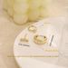 Women’s Jewelry Set Fashion Hot Sale Real Gold Brass Electroplating Personality Exaggerated Style Wide Teardrop Shaped Earrings Three Piece Set_ipsvogv.com