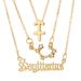 new twelve constellation necklace female personality stacking clavicle chain male couple high grade sense jewelry gift_ipsvogv.com