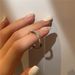 Opening Mobius ring English graffiti ring Female Minority design light luxury fashion personality_ipsvogv.com