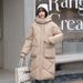 Women's Clothing thickened bread jacket down cotton padded jacket women's loose winter coat mid length over the knee cotton jacket_ipsvogv.com