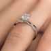 Three Heroes Strength New Princess Square Diamond Engagement Ring Women's Zircon Jewelry_ipsvogv.com