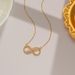 new women;s necklace 8-character love necklace female infinite love heart-shaped necklace collarbone chain gift manufacturer_ipsvogv.com