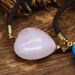 Natural Stone Amethyst Heart Bracelet Braided Adjustable Couple Models Hand Rope Personalized Ins Style Girls Jewelry_ipsvogv.com