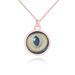 High Definition Personalized Eye Customized Genuine Gold Pendant Necklace For Women_ipsvogv.com