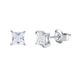 Fashion Princess Square Moissanite Earrings 1.5/2/3 Carat Earrings Eagle Claw S925 Sterling Silver Earrings Temperament_ipsvogv.com