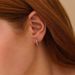 Women's Jewelry Fashion Cross Single Row Diamond Earrings Personality Design Temperament S925 Sterling Silver Earrings_ipsvogv.com