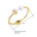 ins exaggerated personality retro simple temperament pearl alloy open bracelet jewelry_ipsvogv.com