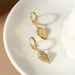 Earrings sterling silver flashing leaf ear buckle light luxury autumn and winter niche ins style earrings women's high-end jewelry_ipsvogv.com