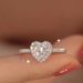 Live New Pink Heart Premium Simulated Moissanite Ring Full Diamond Band For Women_ipsvogv.com