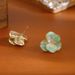 Women's Jewelry Pink Flower Earrings Cute Sweet Enamel Oil Drop Earrings Small Fresh Spring And Summer Hot Camellia Earrings_ipsvogv.com