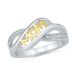Fashionable Rose Gold Love Mom Colorful Ring Mother's Day Birthday Gift_ipsvogv.com
