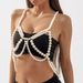 C0597 Wind Pearl Hollow Bikini Chest Spicy Girl Sexy Nightclub Style Multi layered Beaded Body Chain Female_ipsvogv.com