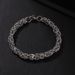 Men's Creative 7mm Braided Titanium Steel Bracelet Bold Handmade Fashion Lantern Chain_ipsvogv.com