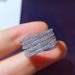 Cao Shi Ring Inlaid with T-shaped Zircon Ring Women's Wedding Ring_ipsvogv.com