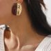 13233ZA new fashionable INS style resin alloy splicing women's temperament earrings_ipsvogv.com