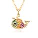 Women’s Jewelry Set Fashion New Product Micro Inlaid Zircon Goat Head Trendy Personality Animal Head Pendant Necklace_ipsvogv.com