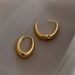 retro Temperament Trendy Internet Celebrity Simple Cold Style Earrings Female Ear Jewelry_ipsvogv.com