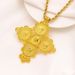 Ethiopian Cross Head Pendant Gold Eritrean Traditional Wedding_ipsvogv.com