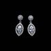 Cao Shi's New Earrings Exquisite and Set with Horse Eyes Shaped Zircon Earrings, Feminine Commuter Style Earrings_ipsvogv.com